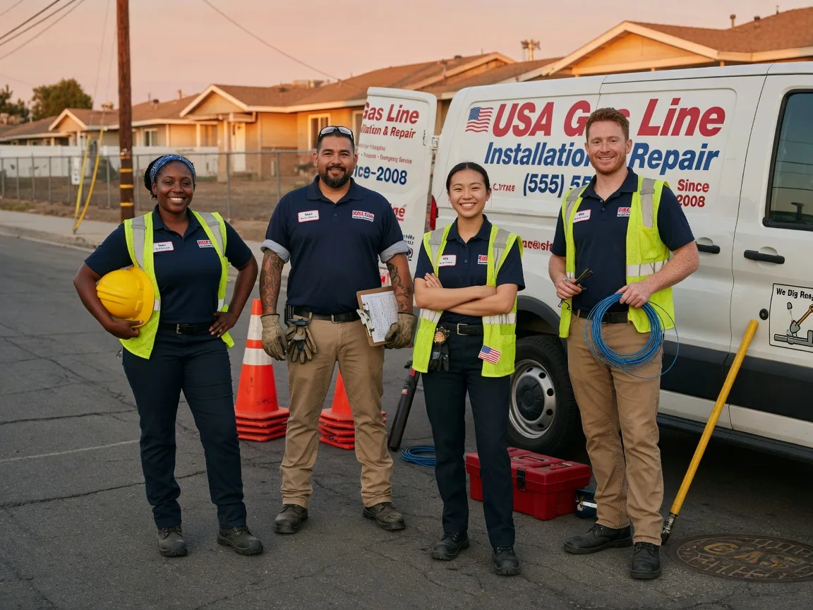 Gas Line Installation company in Dows, IA